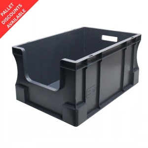 Heavy Duty Stacking Euro Box 60cm 55 Litre Open Front